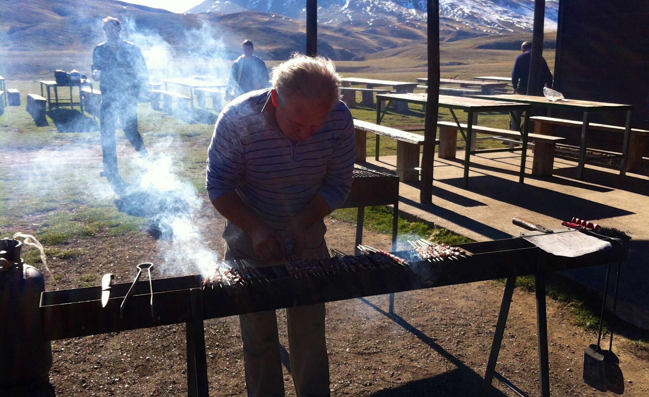 Bbq in the italian mountains