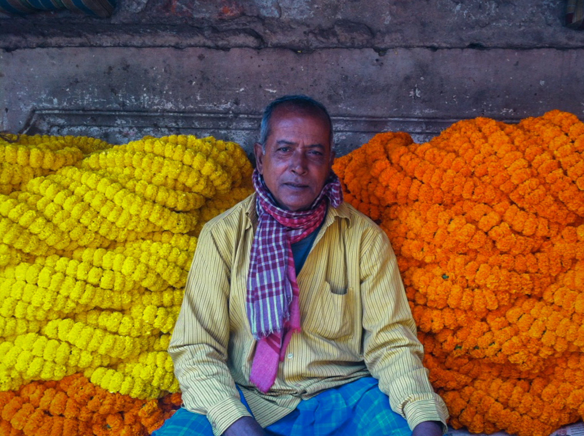 India man flower market