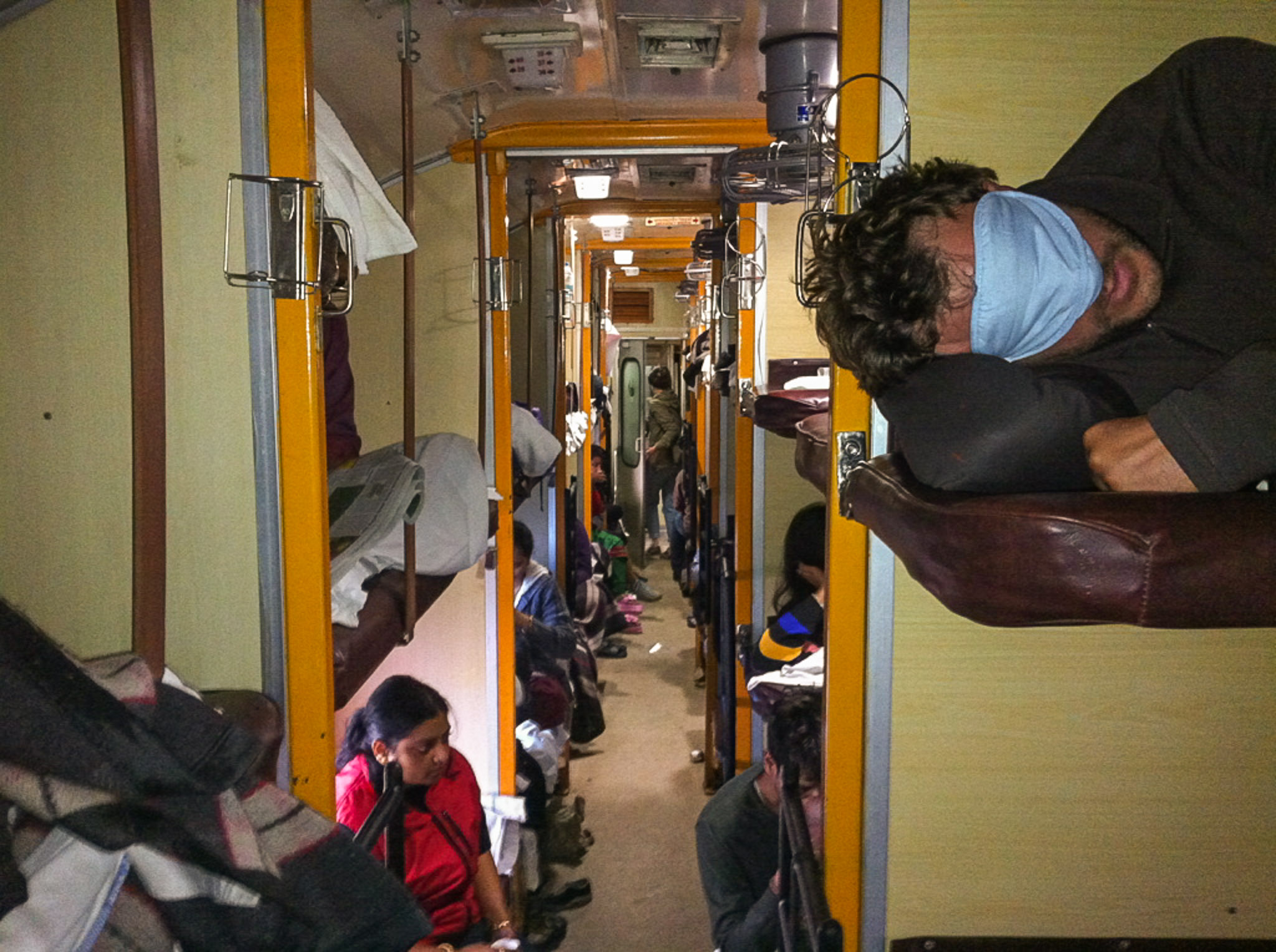 Darjeeling mail train sleeping