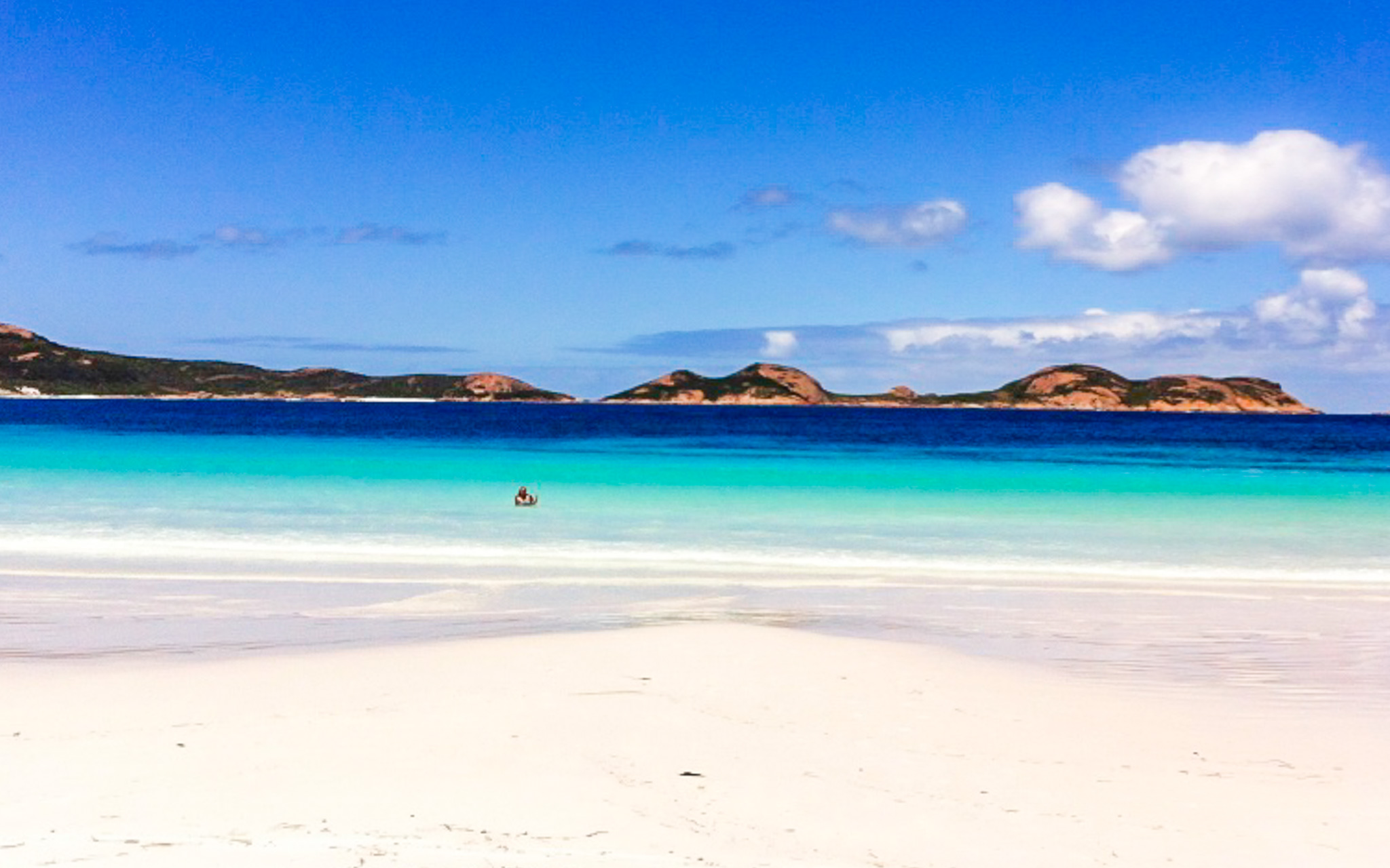 Lucky Bay swim Australia