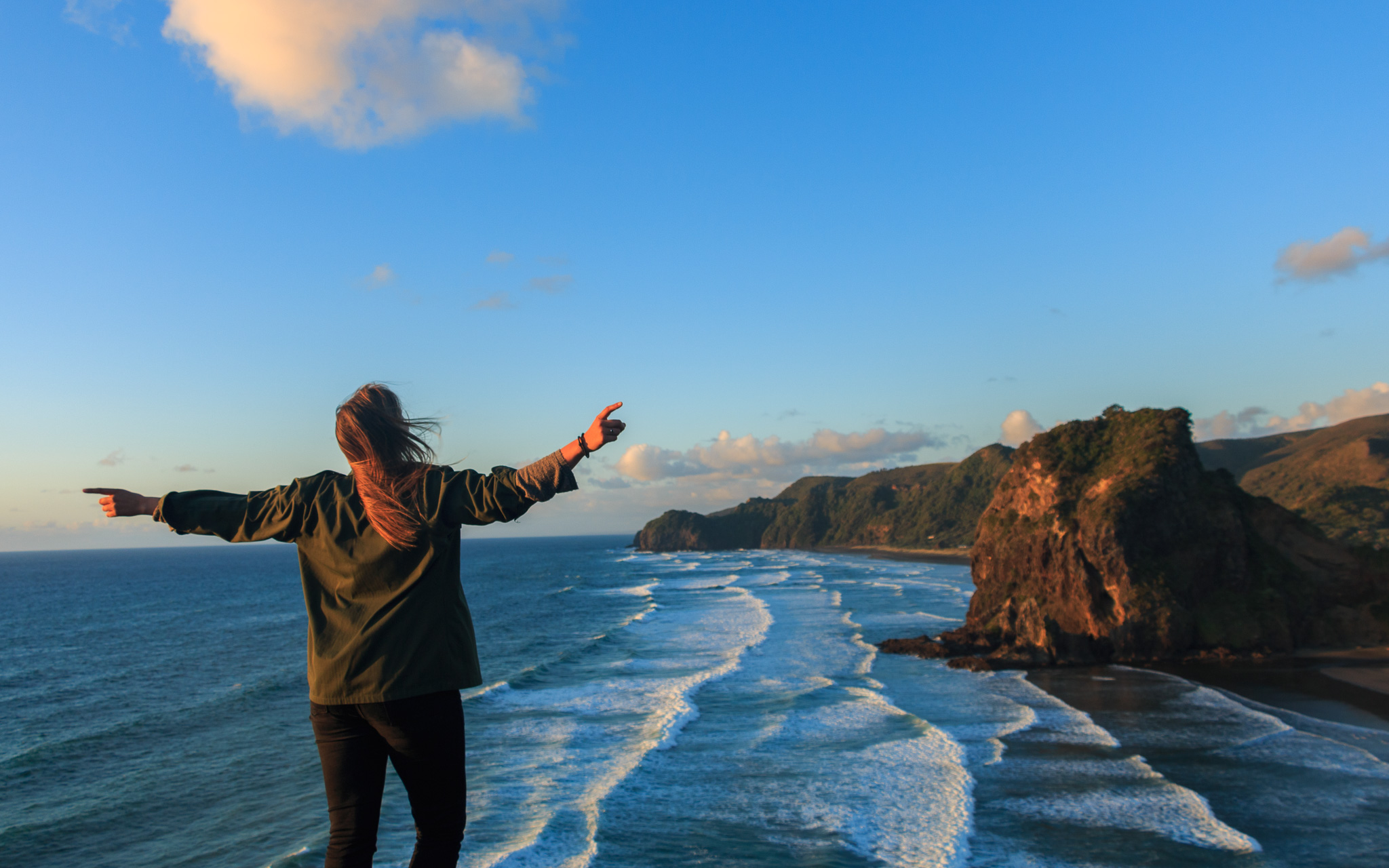 summer new zealand piha