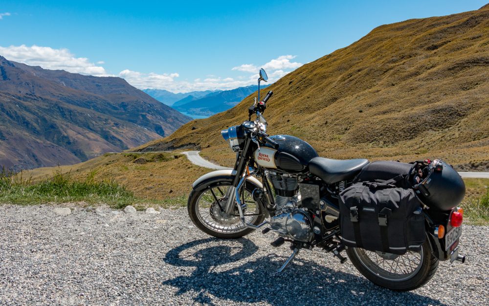 motorbike New zealand trip