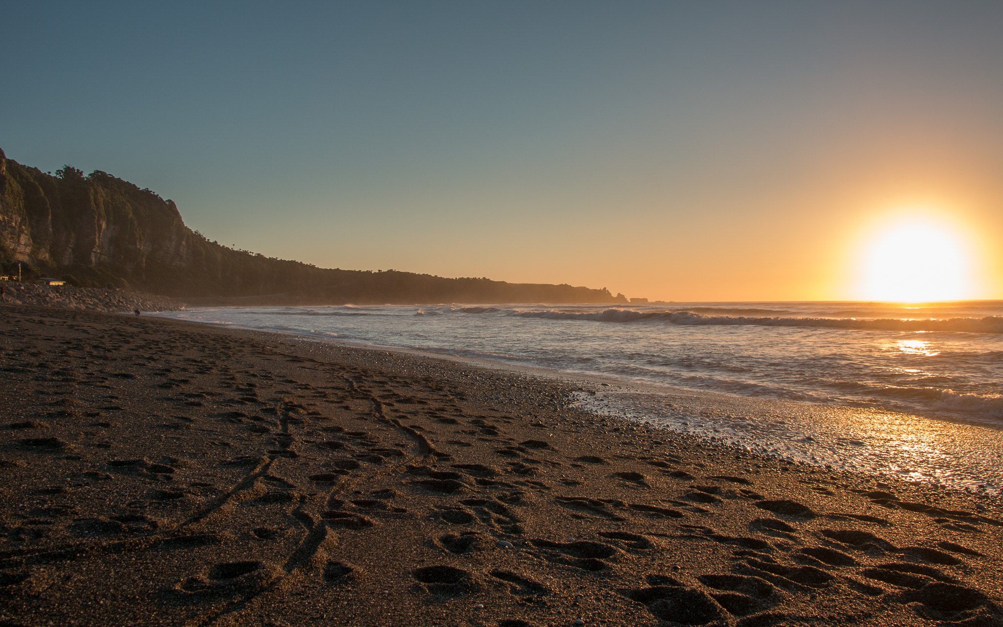 sunset Punakaiki 