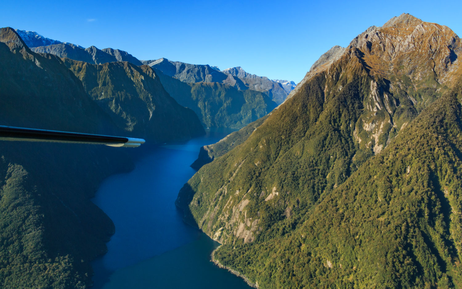 View From Above on Milford Sound