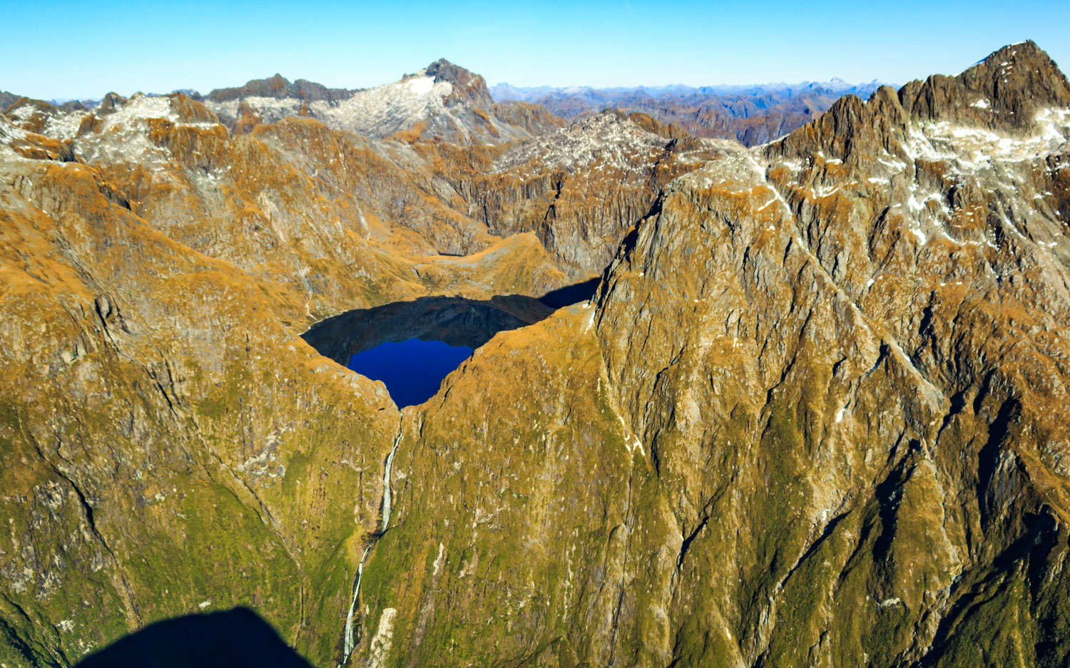 The Sutherland falls are the longest waterfall in New Zealand.