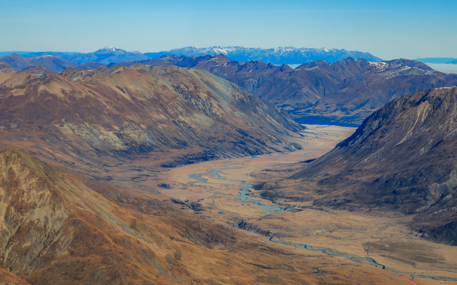 New Zealand From Above: valleys near Milford Sound