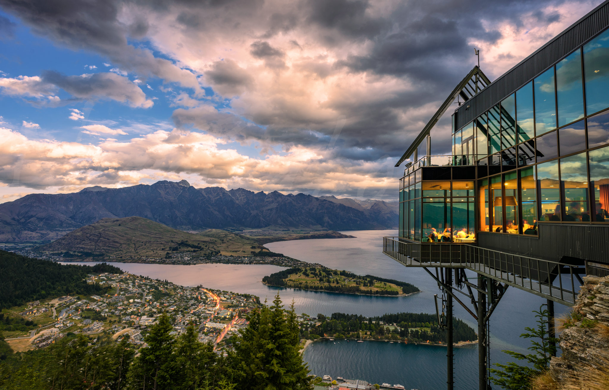 The Gondola in Queenstown makes a perfect viewpoint. 