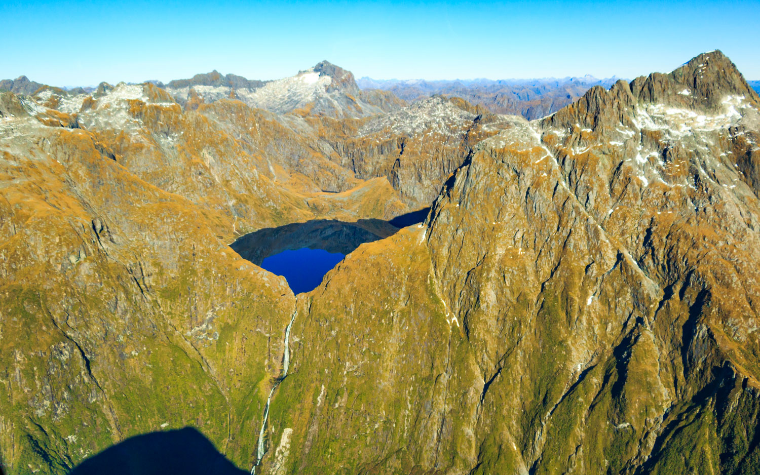 Sutherland Falls seen from above!