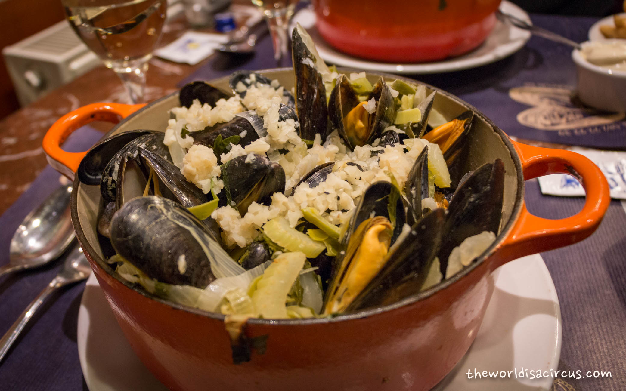 Visit Dinant and eat mussels