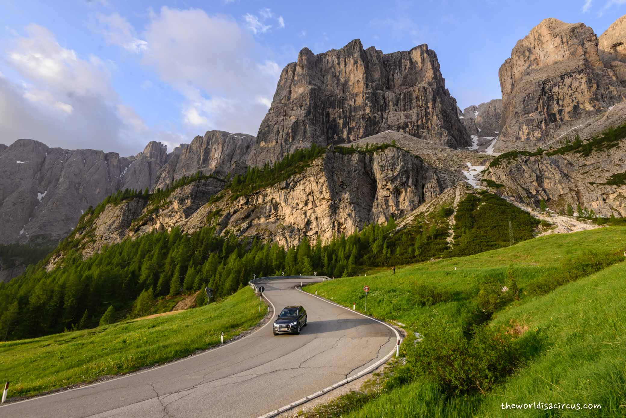 road trip van dolomites