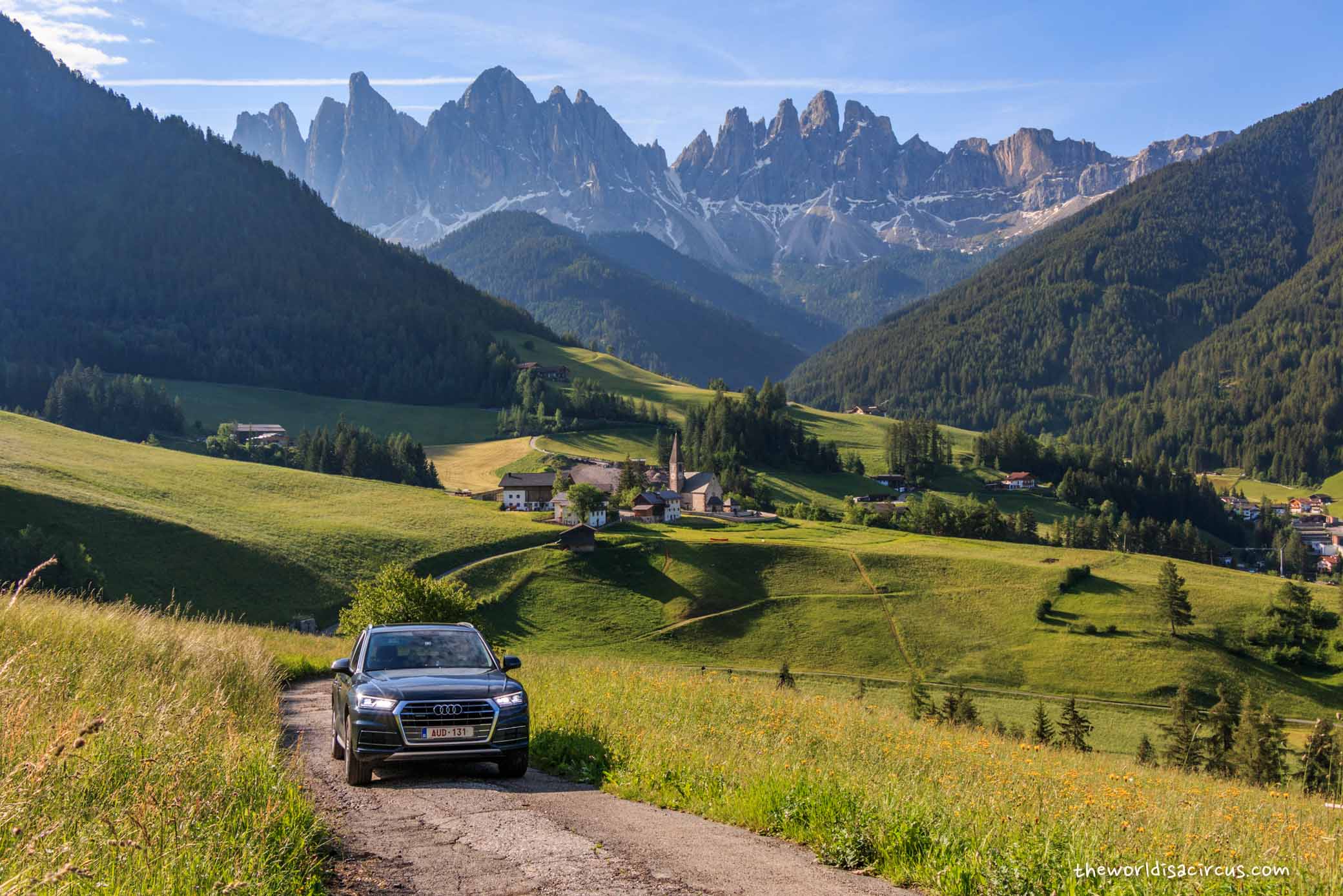 road trip van dolomites