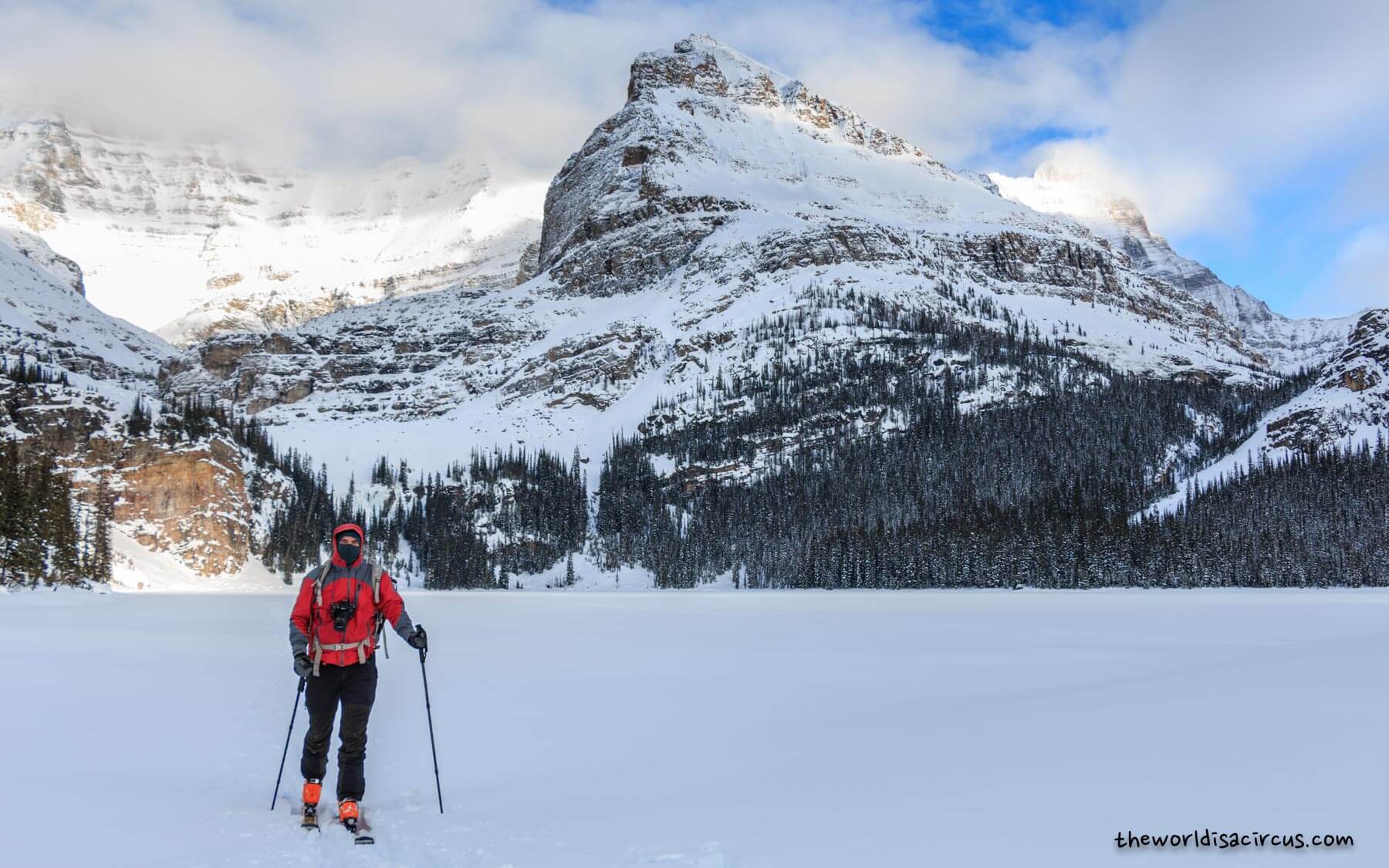 Lake O'hara in winter