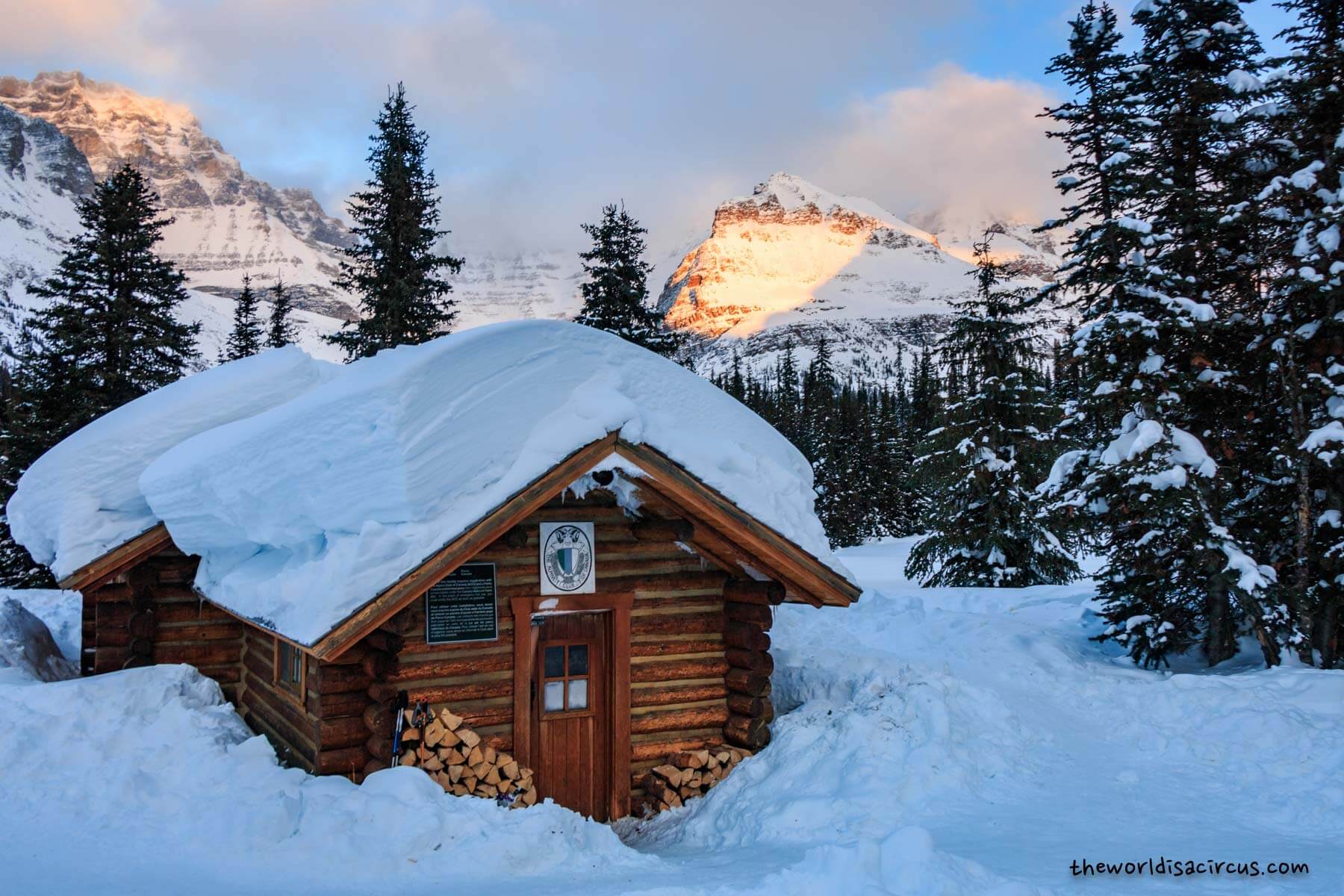 Visiting Lake Ohara In Winter Canada