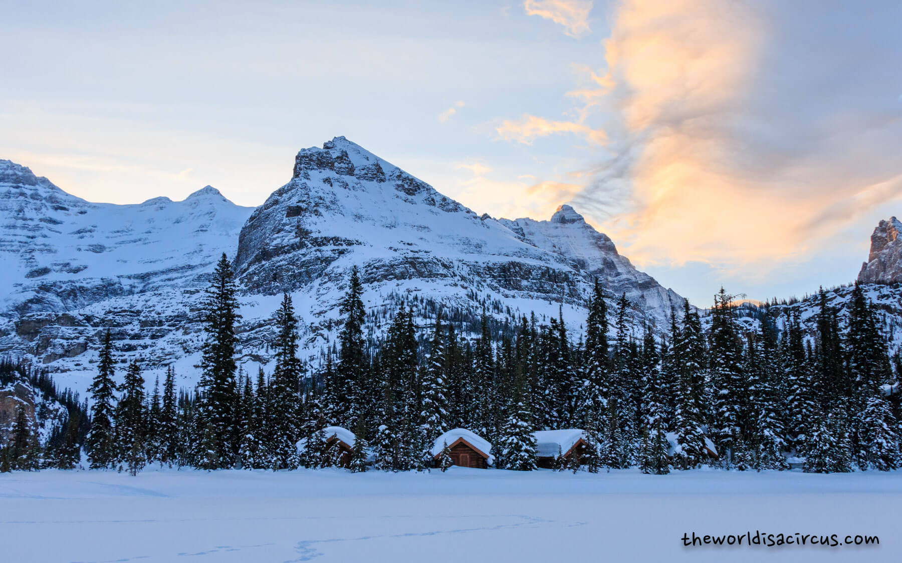 Visiting Lake Ohara in Winter