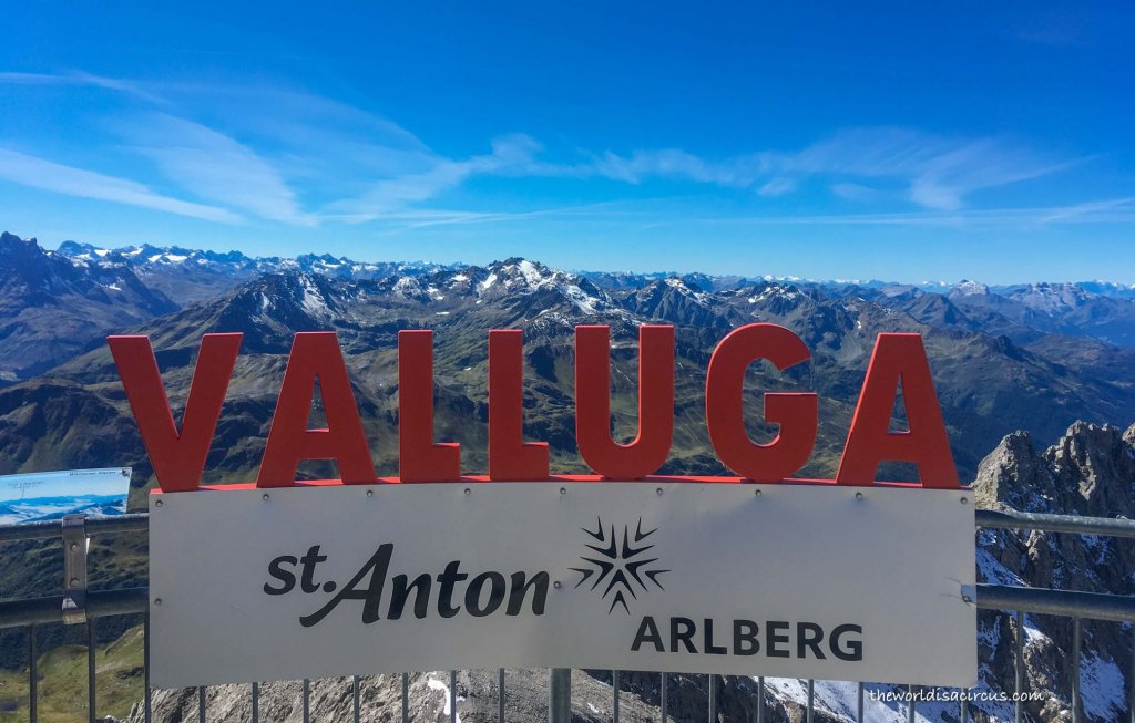 Valluga viewpoint St Anton 